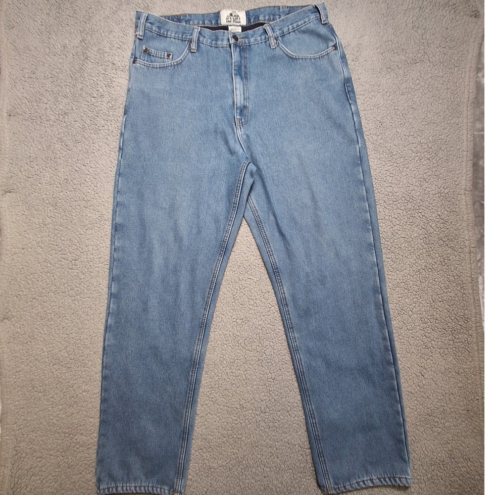 Old Mill Jeans Mens 38x34 (actual 38x33) Fleece Lined Outdoor Winter Workwear